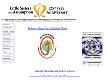 Tablet Screenshot of littlesisters.org